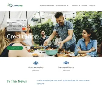 Creditshop.com(The Leading Credit Shop Site on the Net) Screenshot