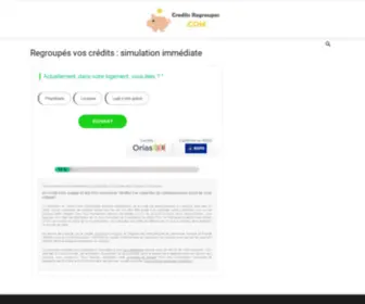 Creditsregroupes.com(Rachat crédit) Screenshot