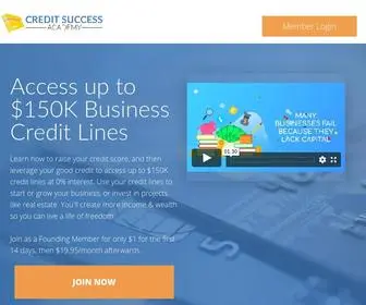 Creditsuccessacademy.com(Sales Page) Screenshot