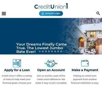 Creditunion1.org(Being a member of a credit union) Screenshot