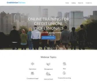 Credituniontrainers.com(Home) Screenshot