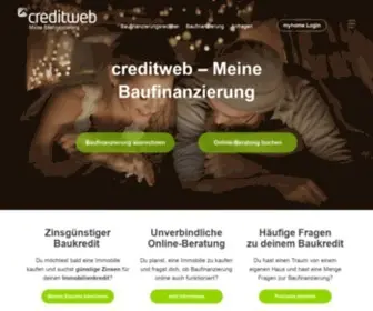 Creditweb.de(Im Februar 2020 ging creditweb auf den reichweitenstarken Sendern von ProSiebenSat1 mit der #myhome) Screenshot