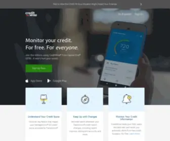 Creditwise.com(Checking your credit score with CreditWise) Screenshot