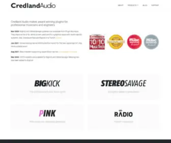Credland.net(Award winning audio plug) Screenshot