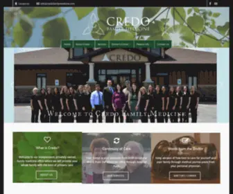 Credofamilymedicine.com(Credo Family Medicine) Screenshot