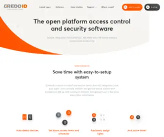 Credoid.com(The open platform access control and security software) Screenshot