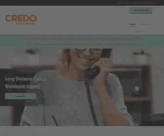 Credolongdistance.com(Long-Distance Carrier) Screenshot