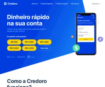 Credoro.com.br(Dinheiro rápido na sua conta) Screenshot