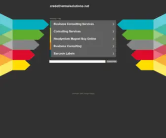 Credothermalsolutions.net(credothermalsolutions) Screenshot