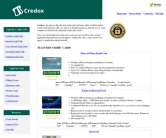 Credox.net(Credox USA) Screenshot
