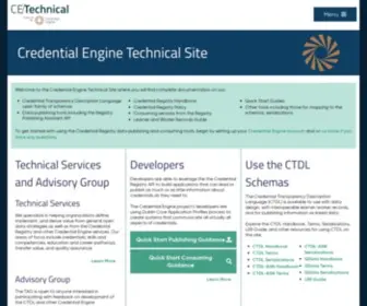 Credreg.net(Credential Engine Registry) Screenshot