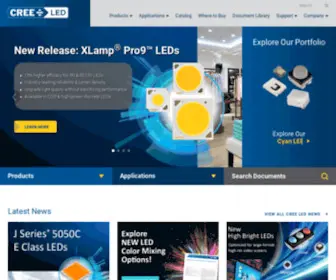 Cree-LED.com(Cree LED) Screenshot