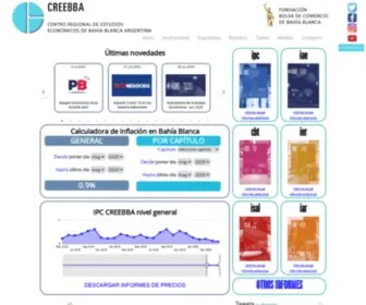 Creebba.org.ar(Centro regional de estudios económicos de bahía blanca argentina) Screenshot
