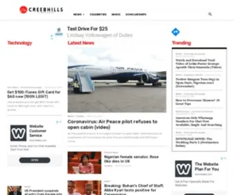 Creebhills.com(Nigerian Celebrity News) Screenshot