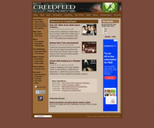 Creedfeed.com(Creedfeed) Screenshot