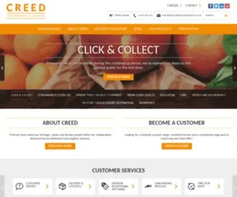 Creedfoodservice.co.uk(UK Food Wholesaler & Catering Supplier) Screenshot