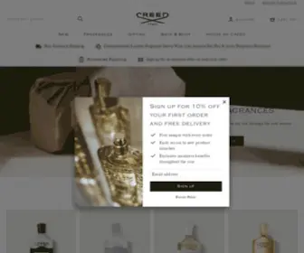 Creedfragrance.com(Creed Fragrances) Screenshot