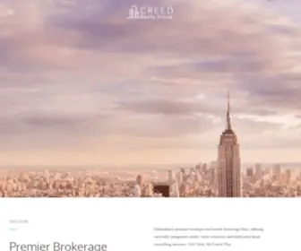 Creedny.com(Creed NY) Screenshot