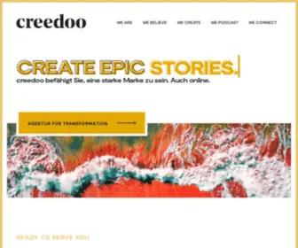 Creedoo.com(Agentur für Transformation) Screenshot