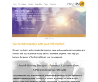Creekbluff.com(Focusing on the Quality of Family) Screenshot