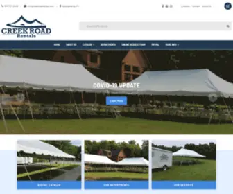 Creekroadrentals.com(Rental Destination For Wedding) Screenshot