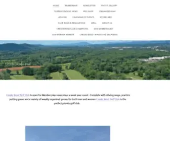 Creeksbendgolfclub.com(Creeks Bend Golf Club Hixson Tennessee) Screenshot