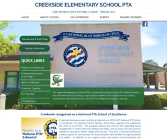 Creekside-Pta.org(HOME) Screenshot