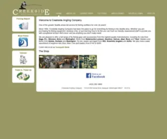 Creeksideangling.com(Creekside Angling Company) Screenshot