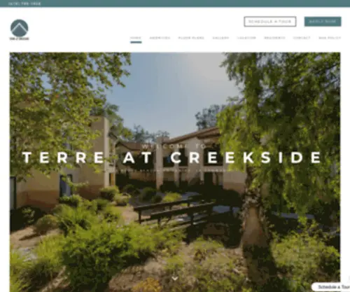 Creeksideapartmentcommunity.com(Apartments for Rent in Santee) Screenshot