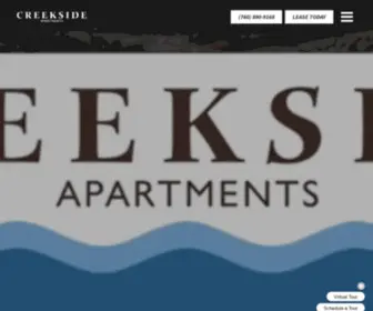 Creeksideapartmentsvista.com(Apartments for Rent in Vista) Screenshot