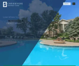 Creeksideaptskc.com(Apartments in Overland Park) Screenshot