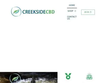 Creeksidecbd.com(CBD OILS) Screenshot