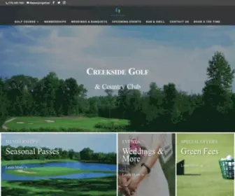 Creeksidegcc.com(Creekside Country Club) Screenshot