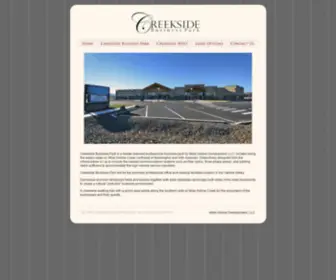 Creeksidepark.com(Creekside Business Park) Screenshot