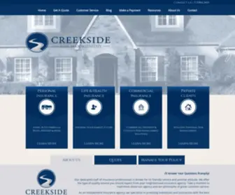 Creeksiderisk.com(Creekside Risk Management) Screenshot