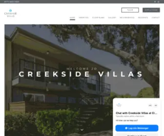 Creeksidevillasclearlake.com(Apartments for Rent in Houston) Screenshot