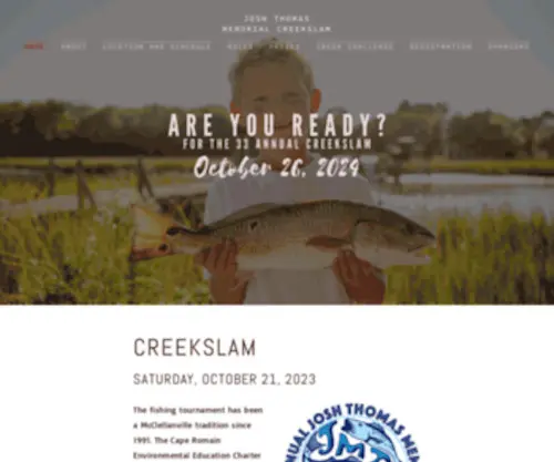Creekslam.com Screenshot