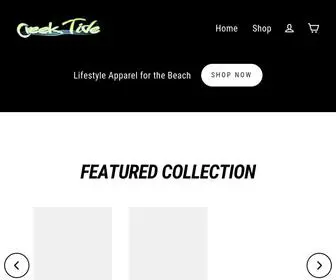 Creektide.com(Creek Tide) Screenshot