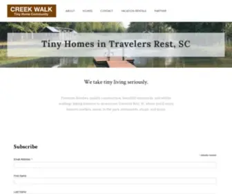 Creekwalkcommunity.com(Creek Walk Tiny Home Community) Screenshot