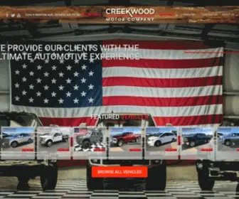Creekwoodmotorcompany.com Screenshot
