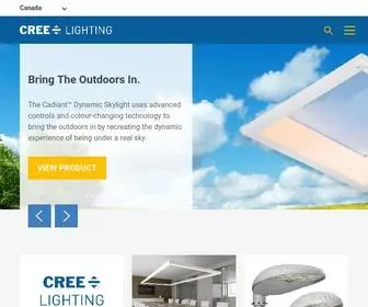 Creelighting-Canada.com(Commercial & Industrial LED Lighting) Screenshot