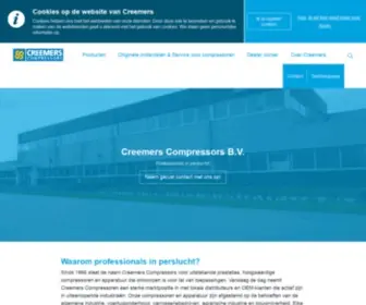 Creemers.nl(Creemers Compressors BV) Screenshot