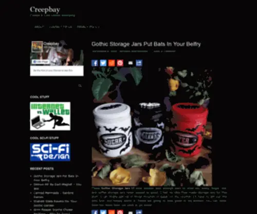 Creepbay.com(Creepy & Cool Online Shopping) Screenshot