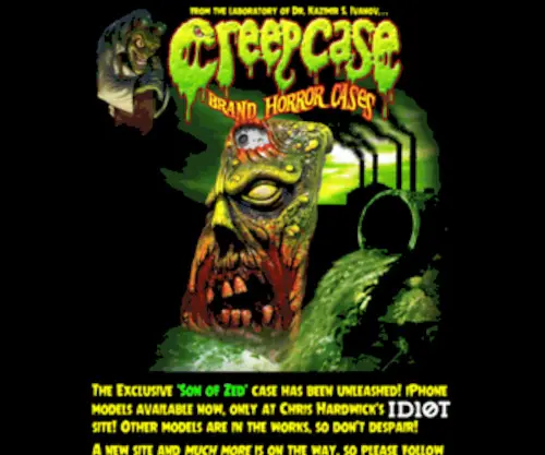 Creepcase.com(Creep Case©) Screenshot
