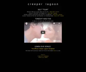 Creeperlagoon.com(Creeper Lagoon) Screenshot