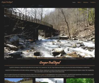 Creepertraildepot.com(Va Creeper Trail Bike Rental Depot) Screenshot