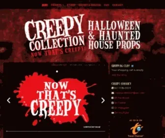 Creepycollection.com(Halloween Haunted House Props) Screenshot