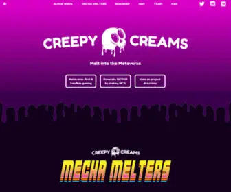 Creepycreams.com(Creepy Creams) Screenshot