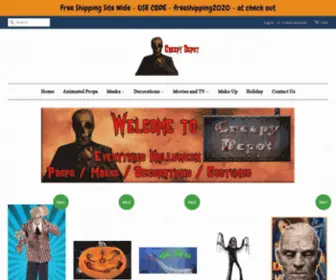 Creepydepot.com(Creepy Depot) Screenshot