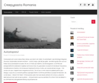 Creepypasta.ro(Creepypasta Romania) Screenshot